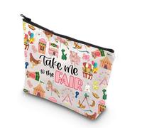 Trousse de maquillage Country Fair - Cadeaux de foire d'État - Cadeaux de saison - Cadeau de fête du comté - Sac en toile Carniva - Cadeaux d'élevage, Fair UK