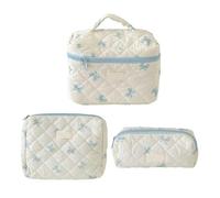 Trousse de maquillage créative avec nœuds, trousse de maquillage pour femme à la recherche de praticité et de styles dans un ensemble de trousse de maquillage, a, Beauté de masse