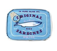 Trousse de maquillage créative et mignonne en conserve pour sardines, sac de rangement pour soins personnels, cosmétiques, sac à main pour fille, Bleu 1, Beauté de masse