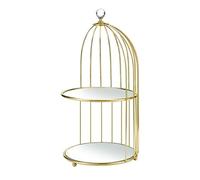 Trousse De Maquillage Creative Metal Birdcage Desktop Skin Care Product Storage Affiche de Rangement adapté à la Coiffeuse comptoir de Salle de Bain Organiseur De Parfum