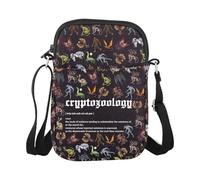 Trousse de maquillage Cryptozoologie Cryptid Monster Cadeau pour femme Créatures cryptides Pochette cosmétique, Cryptozoologie Cr UE, Trousse à cosmétiques avec impression