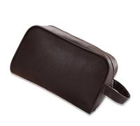 Trousse de Maquillage Customized Letters Traveling Washing Bags Can Handle Multi -Function Large -Capacity Makeup Bag Storage Bag for Men Woman(Coffee)
