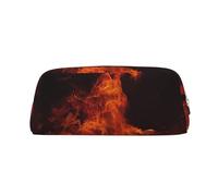 Trousse de Maquillage Dancing Fire pour Femmes et Hommes, Trousse de Toilette de Voyage, Pochette esthétique, Grande Trousse à Crayons
