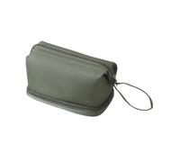 Trousse de maquillage de couleur unie à double couche, trousse de toilette de grande capacité, sac de rangement pour femmes et hommes, trousse de maquillage de grande capacité, organiseurs de produits