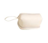 Trousse de maquillage de grande capacité, organiseurs de produits de toilette à double couche, couleur unie, trousse de maquillage de voyage, trousse de toilette de voyage, rangement double couche