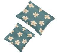 Trousse de maquillage de poche à presser sur le dessus, tête de mort dans un chapeau mexicain, cœur de cactus sauvage, étanche, trousse de maquillage de voyage pour sac à main, mini pochette de