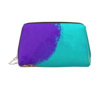 Trousse de maquillage de voyage à imprimé vert clair pour un usage quotidien et voyage d'affaires, Graffiti doré, One Size, Classique