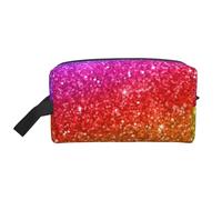 Trousse de Maquillage de Voyage à Paillettes colorées, Grande capacité, idéale pour Les Femmes