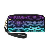 Trousse de maquillage de voyage à rayures zébrées pour femme, trousse de maquillage pour femme, essentiels de voyage, Noir , Taille unique, Trousse de maquillage