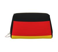 Trousse de maquillage de voyage avec drapeau de la Nouvelle-Zélande pour un usage quotidien et voyage d'affaires, Drapeau allemand., One Size, Classique