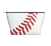 Trousse de maquillage de voyage avec imprimé dragon rouge sang pour femme, Baseball Lace Close Up, One Size, Trousse de maquillage