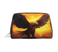Trousse de maquillage de voyage avec imprimé lion et tigre pour un usage quotidien et voyage d'affaires, Oiseau, One Size, Classique
