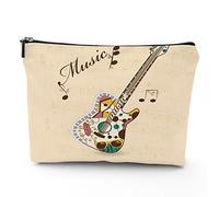 Trousse de maquillage de voyage avec mains mauvais œil, mains colorées avec troisième mauvais œil, grande trousse de maquillage en lin, trousse de toilette, multicolore, 17,8 x 22,9 cm, Multicolore 9,