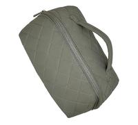 Trousse de maquillage de voyage, avec plusieurs compartiments pour organiseurs, cosmétique compacte pour accessoires, cadeau, cosmétique, kaki