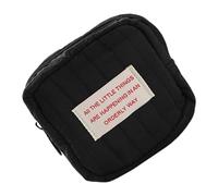 Trousse de maquillage de voyage carrée style coréen organisateurs de soins de la peau Petites fermetures éclair Articles de toilette Porte-monnaie Carré Maquillage Style coréen Cosmétique Toilette