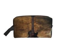 Trousse de Maquillage de Voyage de Grande capacité, Style Guitare Vintage, pour Femme