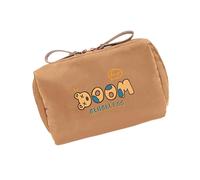 Trousse de maquillage de voyage ergonomique en nylon - Trousse de maquillage compacte - Étui de transport multifonction, kaki, Beauté de masse
