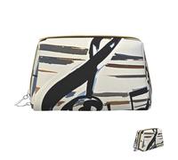 Trousse de maquillage de voyage étanche - Pochette de toilette portable à large ouverture - Étui de rangement de maquillage teckel - Grande capacité - Poche à fermeture éclair pour femme, Imprimé