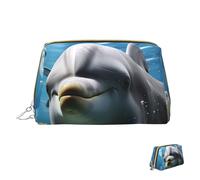 Trousse de maquillage de voyage étanche, pochette de toilette portable large ouverte, étui de rangement de maquillage aigle, grande capacité, pochette à fermeture éclair, trousse de toilette pour