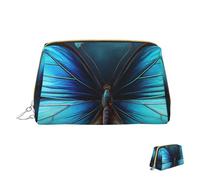 Trousse de maquillage de voyage étanche, pochette de toilette portable large ouverte, flamant rose, oiseau, trousse de maquillage de grande capacité, pochette à fermeture éclair, trousse de toilette