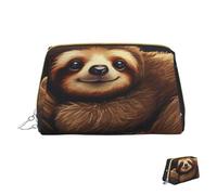 Trousse de maquillage de voyage étanche, pochette de toilette portable large ouverte, ours mignons jouant dans l'arbre, étui de rangement de maquillage de grande capacité, pochette à fermeture éclair,