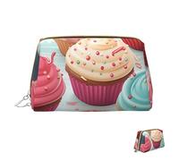 Trousse de maquillage de voyage étanche, pochette de toilette portable large ouverte, pochette colorée pour sucettes, donut, grande capacité, pochette à fermeture éclair, trousse de toilette pour