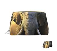 Trousse de maquillage de voyage étanche, pochette de toilette portable large ouverte, trousse de maquillage Falcon Fighter, grande capacité, pochette à fermeture éclair, trousse de toilette pour