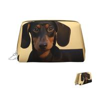 Trousse de maquillage de voyage étanche - Pochette de toilette portable large ouverte - Un requin nage dans la mer - Organiseur de maquillage de grande capacité avec fermeture éclair - Trousse de