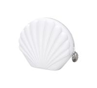 Trousse de maquillage de voyage | Étui de rangement en silicone en forme de coquillage | Sac de rangement à fermeture éclair pour maquillage, pour la maison, l'extérieur, le camping, l'anniversaire