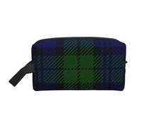 Trousse de Maquillage de Voyage Grande capacité à Motif Tartan Black Watch pour Femme