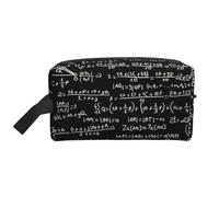 Trousse de Maquillage de Voyage Grande capacité avec Formule mathématique pour Femme