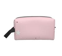 Trousse de Maquillage de Voyage Grande capacité avec imprimé étoiles Roses et Blanches pour Femme