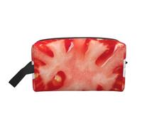Trousse de Maquillage de Voyage Grande capacité en Forme de Tranche de Tomate pour Femme