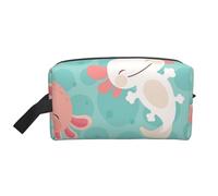 Trousse de Maquillage de Voyage Grande capacité, Motif Axolotl Mignon et Kawaii, pour Femme