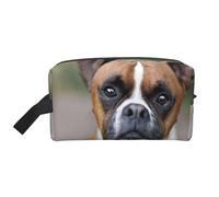 Trousse de Maquillage de Voyage Grande capacité Motif Chien Boxer 2 pour Femme