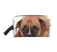 Trousse de Maquillage de Voyage Grande capacité Motif Chien Boxer
