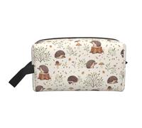 Trousse de Maquillage de Voyage Grande capacité Motif hérisson des prés