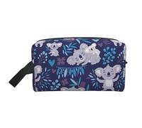 Trousse de Maquillage de Voyage Grande capacité, Motif Koalas et Animaux d'Australie