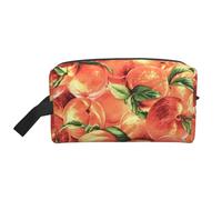 Trousse de Maquillage de Voyage Grande capacité Motif pêche délicieuse pour Femme