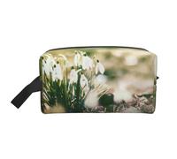 Trousse de Maquillage de Voyage Grande capacité Motif Perce-Neige Sauvage pour Femme