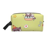 Trousse de Maquillage de Voyage Grande capacité Motif Raton Laveur Kawaii