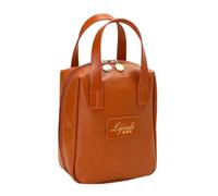 Trousse de maquillage de voyage - Grande capacité - Organiseur de pièces mortes moderne - Sac de voyage pour filles, extérieur, femme, marron foncé, Voir description, Voir description