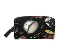 Trousse de Maquillage de Voyage Grande capacité pour Femme, Collection Jazz Black Drum