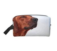 Trousse de Maquillage de Voyage Grande capacité pour Femme Motif Chien de Rhodésie à crête Dorsale