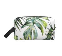 Trousse de Maquillage de Voyage Grande capacité pour Femme, Motif Jardin Tropical
