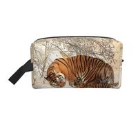 Trousse de Maquillage de Voyage Grande capacité pour Femme, Organiseur de cosmétiques Tiger Baby Tigerfamile Young