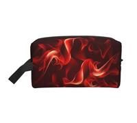 Trousse de Maquillage de Voyage Grande capacité Red Flame pour Femme