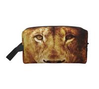Trousse de Maquillage de Voyage Grande capacité The Head of Cool Lion pour Femme