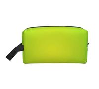 Trousse de Maquillage de Voyage Grande capacité Vert Citron pour Femme