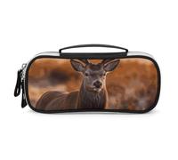 Trousse de Maquillage de Voyage imprimée Antler Red Deer, Trousse de Toilette pour Femme